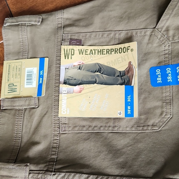 Weatherproof Men's Commuter Pants Brown - Picture 14 of 16